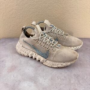 Nike Space Hippie Shoes Mens Size 9.5 White Royal Dutch Blue Sneakers DN0010-100